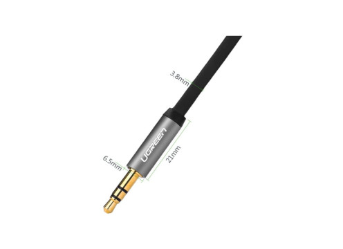 כבל אודיו UGREEN 10735 3.5mm Male to Male 2m