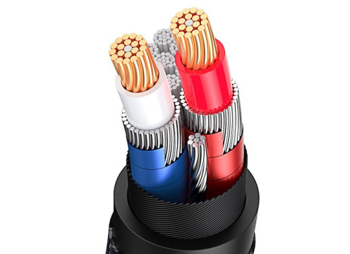 כבל אודיו UGREEN 10961 3.5mm Male to RCA male x2 Hi-Fi SCC 2m