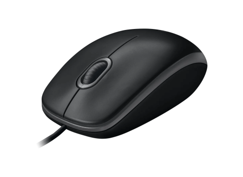 Logitech B100 Optical Mouse USB Black