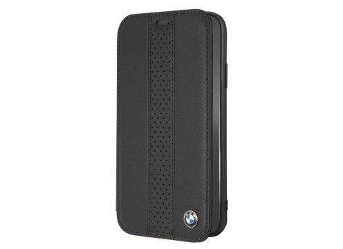 CG Mobile כיסוי ספר מעור אמיתי לאייפון XR בצבע שחור BMW רשמי