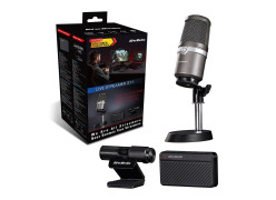 AVerMedia Streamer Starter Kit with Capture card, MIC, Webcam 311 BO311