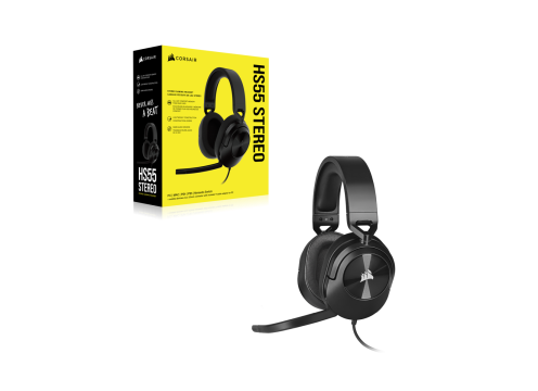 Corsair HS55 STEREO Wired Gaming Headset - Carbon