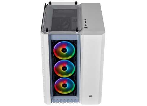 Corsair Crystal 680X RGB Tempered Glass ATX Case - White