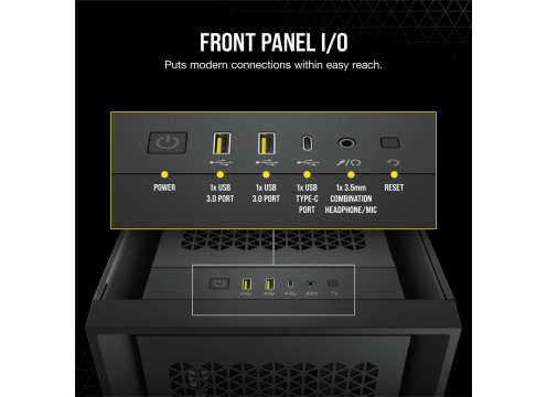 מארז מחשב Corsair 5000D Airflow TG Black