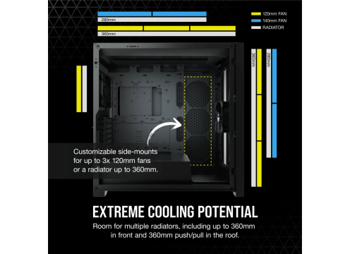 מארז מחשב Corsair 5000D Airflow TG Black