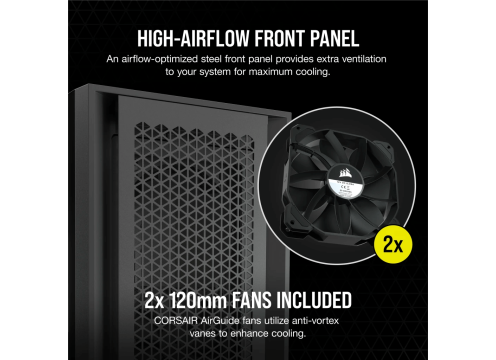 מארז מחשב Corsair 5000D Airflow TG Black