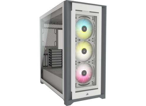 מארז מחשב Corsair iCUE 5000X RGB Smart TG White