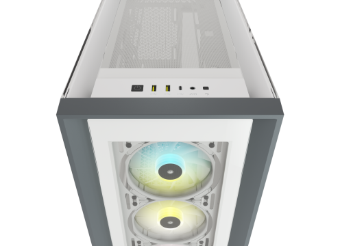 מארז מחשב Corsair iCUE 5000X RGB Smart TG White