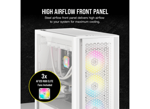 מארז מחשב Corsair iCUE 5000D RGB Airflow White