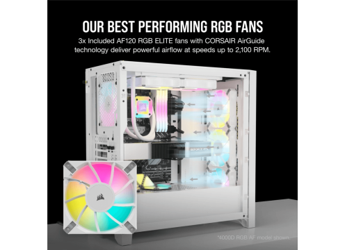 מארז מחשב Corsair iCUE 5000D RGB Airflow White