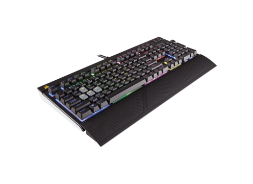 מקלדת גיימינג מכאנית Corsair STRAFE RGB Cherry MX Silent עברית/אנגלית
