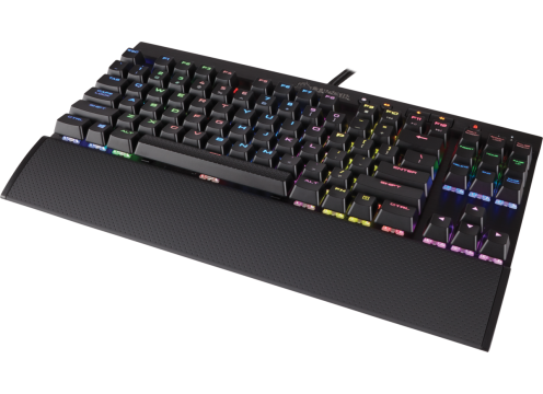 מקלדת גיימינג מכנית Corsair K65 LUX RGB Compact - Cherry MX RGB Red