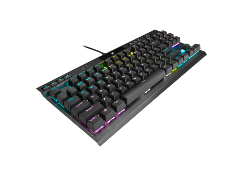 מקלדת גיימינג מכאנית Corsair K70 RGB TKL Cherry MX Red עברית/אנגלית