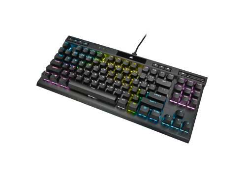 מקלדת גיימינג מכאנית Corsair K70 RGB TKL Cherry MX Red עברית/אנגלית