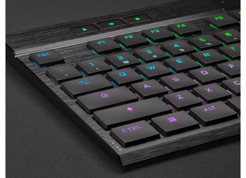 מקלדת גיימינג מכאנית אלחוטית Corsair K100 AIR RGB Cherry MX עברית/אנגלית