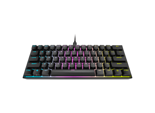 מקלדת גיימינג מכאנית Corsair K65 RGB MINI Cherry MX Red עברית/אנגלית