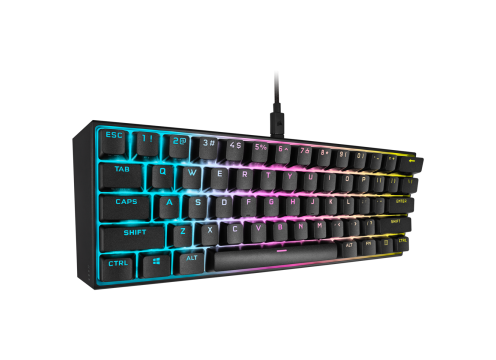 מקלדת גיימינג מכאנית Corsair K65 RGB MINI Cherry MX Red עברית/אנגלית