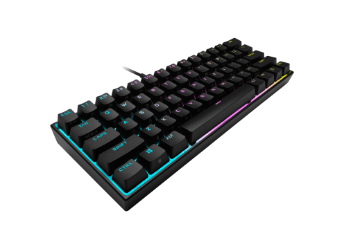 מקלדת גיימינג מכאנית Corsair K65 RGB MINI Cherry MX Red עברית/אנגלית