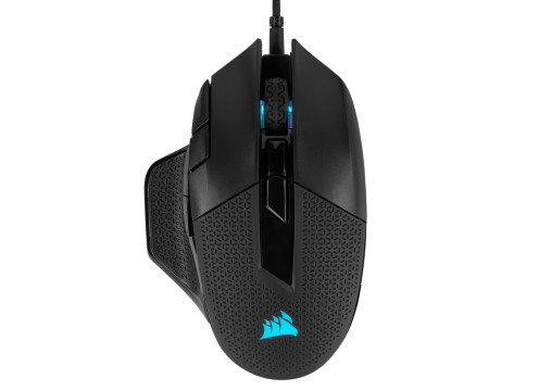 עכבר גיימינג Corsair NIGHTSWORD RGB צבע שחור