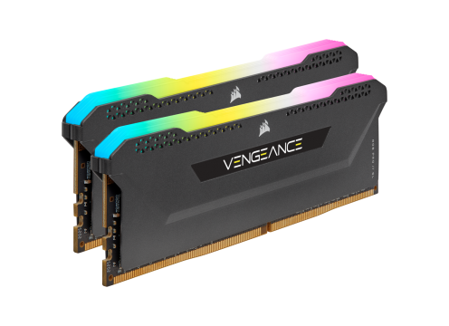 Corsair DDR4 16G (2x8G) 3600 CL18 Vengeance RGB PRO SL Black