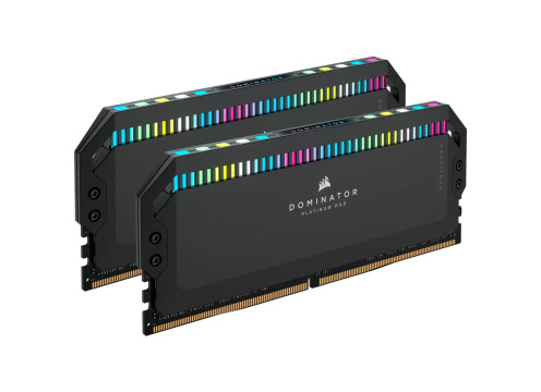 Corsair DDR5 32G (2x16G) 6400 CL32 Dominator Platinum RGB Black