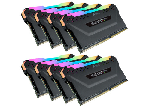 Corsair DDR4 256G (8x32G) 3200 CL16 Vengeance RGB PRO Black