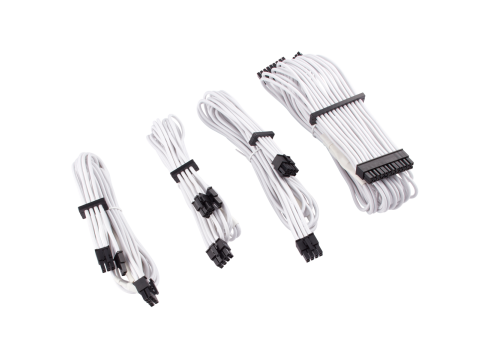 Corsair Premium Individually Sleeved PSU Cables Starter Kit Type 4 Gen 4 – White