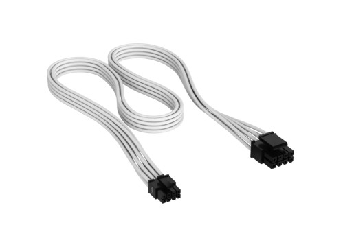 Corsair Premium Sleeved EPS12V Type 5 Gen 5 White Cable