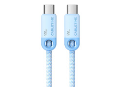 CABLETIME USB-C 100W Charging Cable 2m - Blue