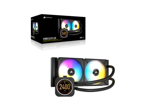 Corsair iCUE H100i ELITE LCD Display Liquid CPU Cooler