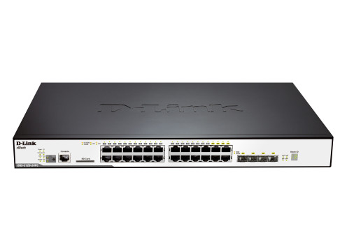 Switch 24 Port Gigabit (24X PoE) 4 x SFP/Giga ports + 2 x phy. Stack ports, L2/L3 managed