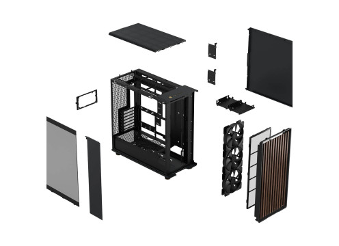 מארז מחשב Fractal Design North XL RC Charcoal Black TG Dark