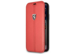 CG Mobile IPhone XR FERRARI HERITAGE Booktype Case W Vertical Contrasted Stripe - Red