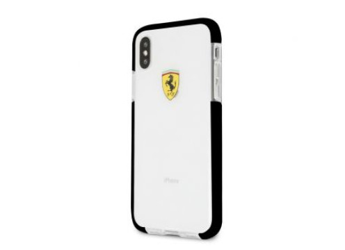 CG Mobile Iphone X FERRARI ACRYLIC Case ON TRACK LOGO - Black