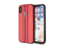 CG Mobile IPhone X/XS FERRARI PU Leather Hard case OFF TRACK LOGO - Red
