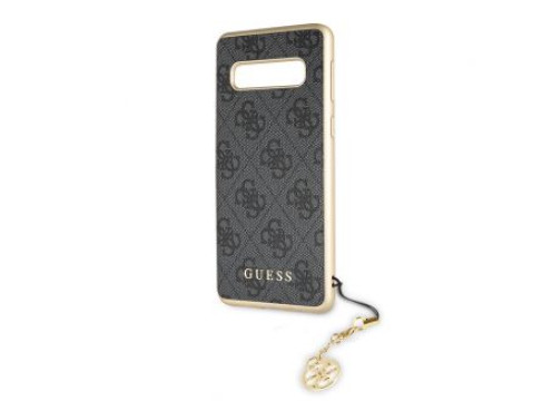 Galaxy S10 GUESS Logo CHARMS COLLECTION Hard Case - Grey