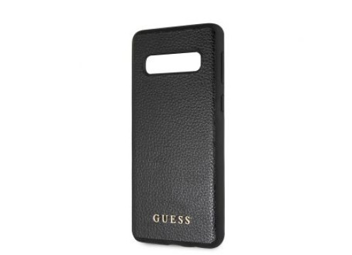 CG Mobile כיסוי קשיח מעור לגלקסי S10+ בצבע שחור GUESS רשמי