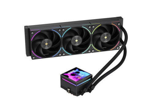קירור נוזלי למעבד Coolleo ICE Apex Vision 360 BK