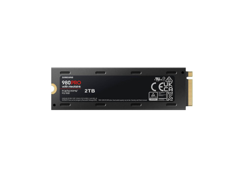 Samsung SSD 2.0TB 980 Pro NVMe M.2 with Heatsink