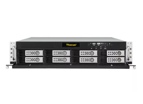 Thecus Enterprise Rackmount Storage solution 8-bay NAS with optional 10Gb Lan