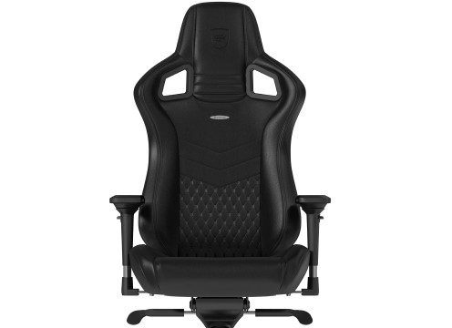 כיסא גיימינג משרדי עור אמיתי Noblechairs EPIC Real Leather Black שחור