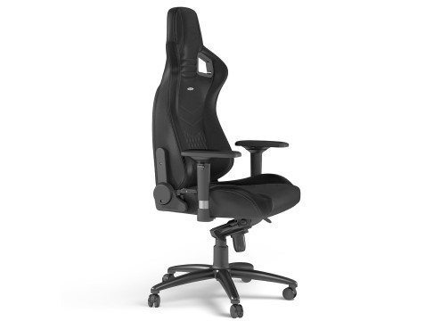 כיסא גיימינג משרדי עור אמיתי Noblechairs EPIC Real Leather Black שחור