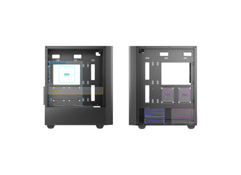 מארז מחשב Antec NX500M ARGB Elite