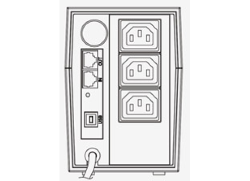 Powercom Raptor 1000VA UPS USB