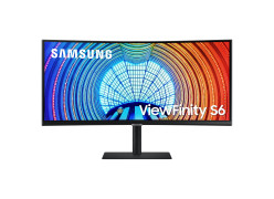 מסך מחשב קעור Samsung 34" ViewFinity S6 VA WQHD 100Hz 5ms 1000R