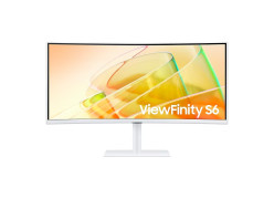 מסך מחשב קעור Samsung 34" ViewFinity S6 VA UWQHD 100Hz 5ms 1000R