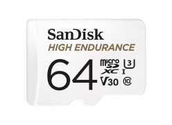 SanDisk 64GB High Endurance microSD XC UHS-I Card