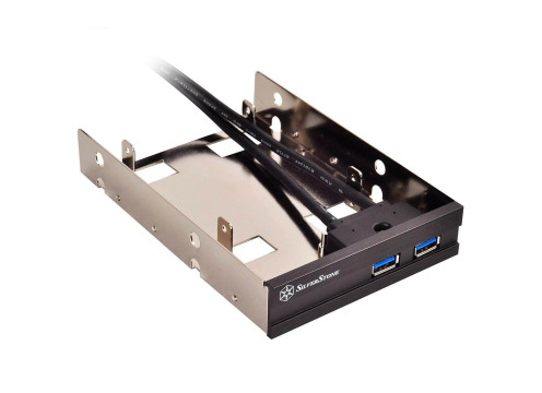 SilverStone Convertor Bay 3.5" to 2.5"x2 + USB3.0