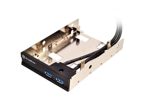 SilverStone Convertor Bay 3.5" to 2.5"x2 + USB3.0