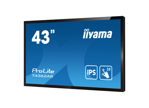 מסך מגע אינטראקטיבי IIYAMA 43" ProLite IPS 4K PCAP 20pt Touch